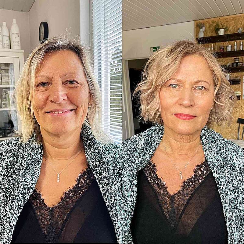Tousled Chin-Length Bob