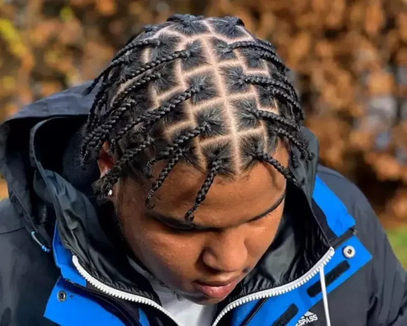 Asymmetrical Fishbone Layout