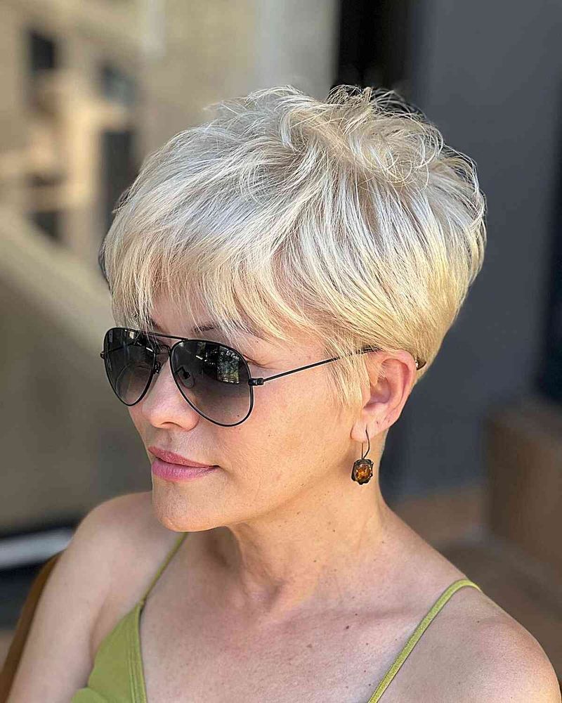 Choppy Pixie with Long Fringe