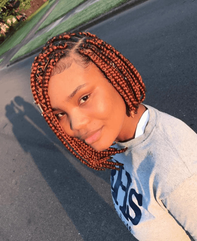Box Braids Bob