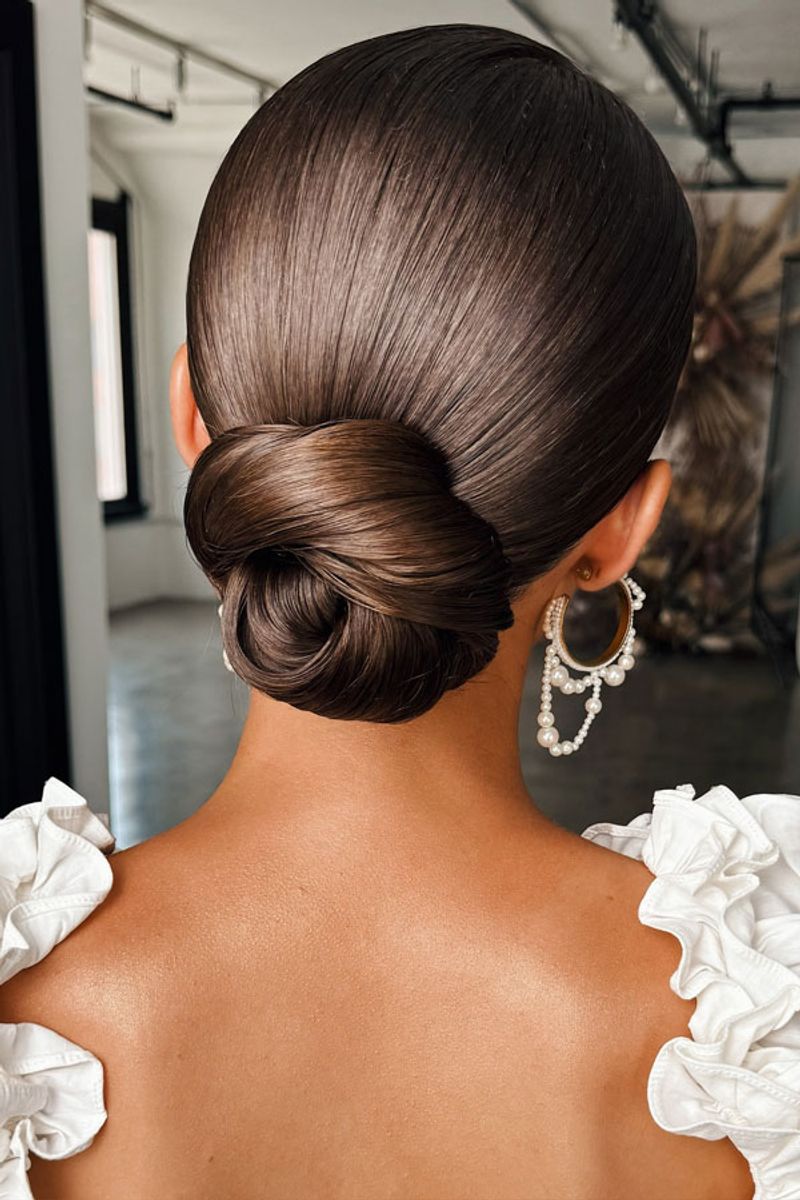 Low Twisted Chignon