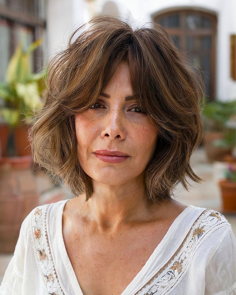 Wavy Bob with Root Lift