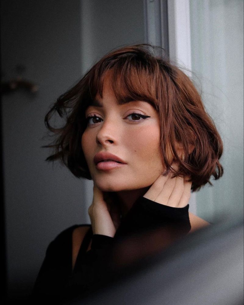 French Bob with Micro Layers