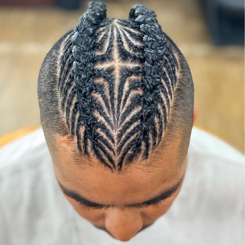 Double Fishbone Mohawk