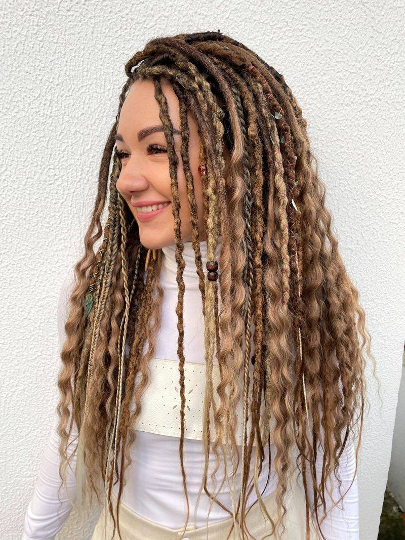 Free-Spirited Dreadlocks for Sagittarius