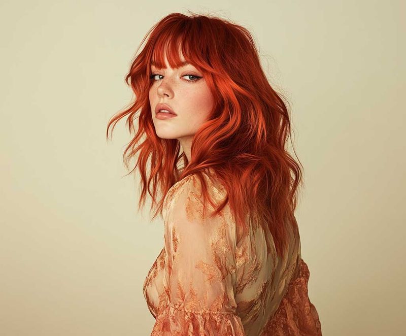 Fiery Curly Shag for Aries