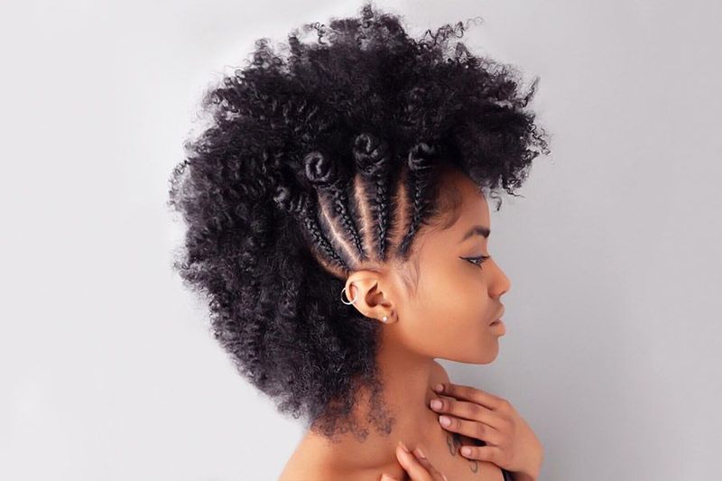 Faux Hawk with Tapered Sides