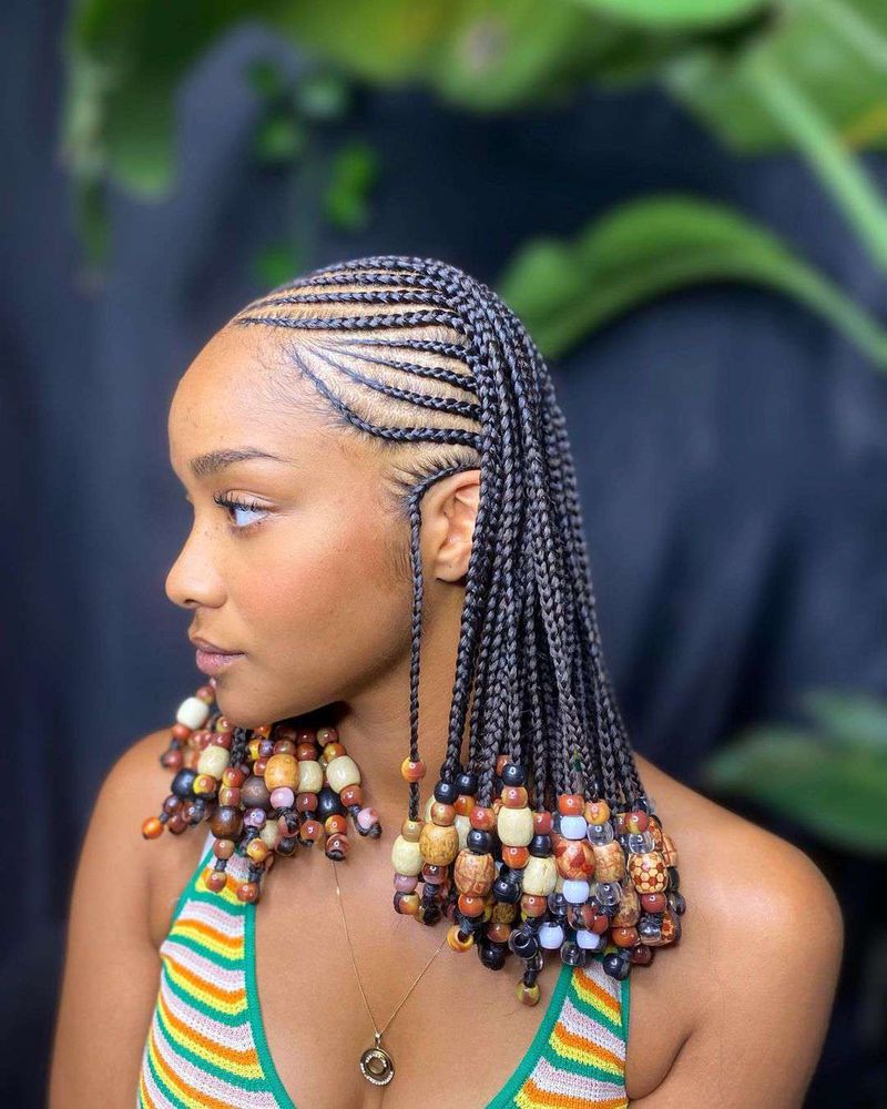 Fulani Braids Pixie