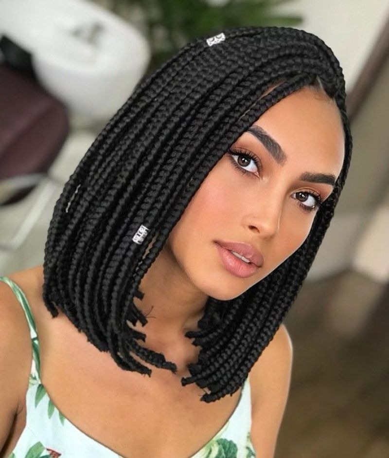 Crystal-Embedded Bob Braids