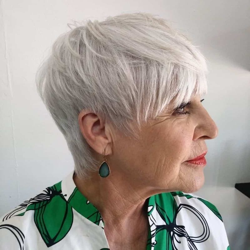 Pixie Cut with Textured Crown