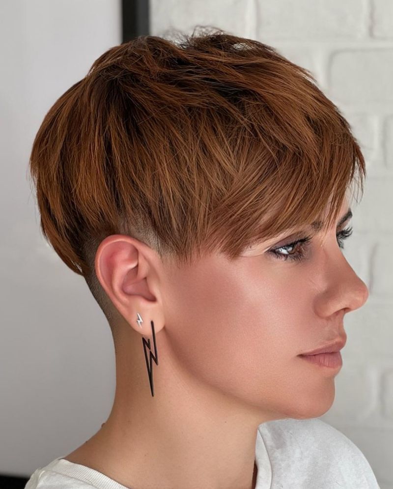 Disconnected Pixie with Long Fringe