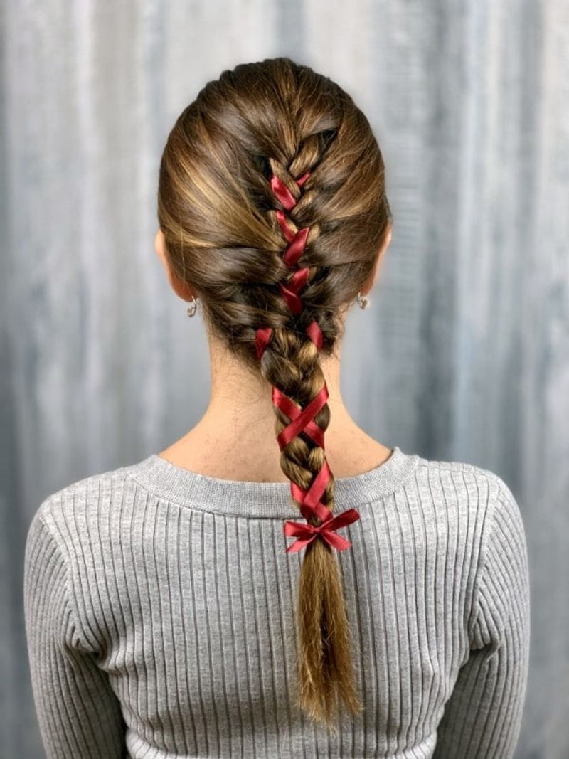 Ribbon-Woven Braid