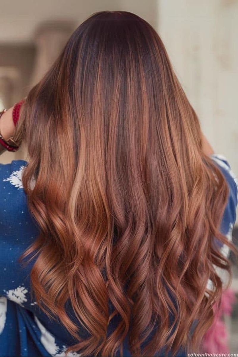 Mahogany With Caramel Ribbons