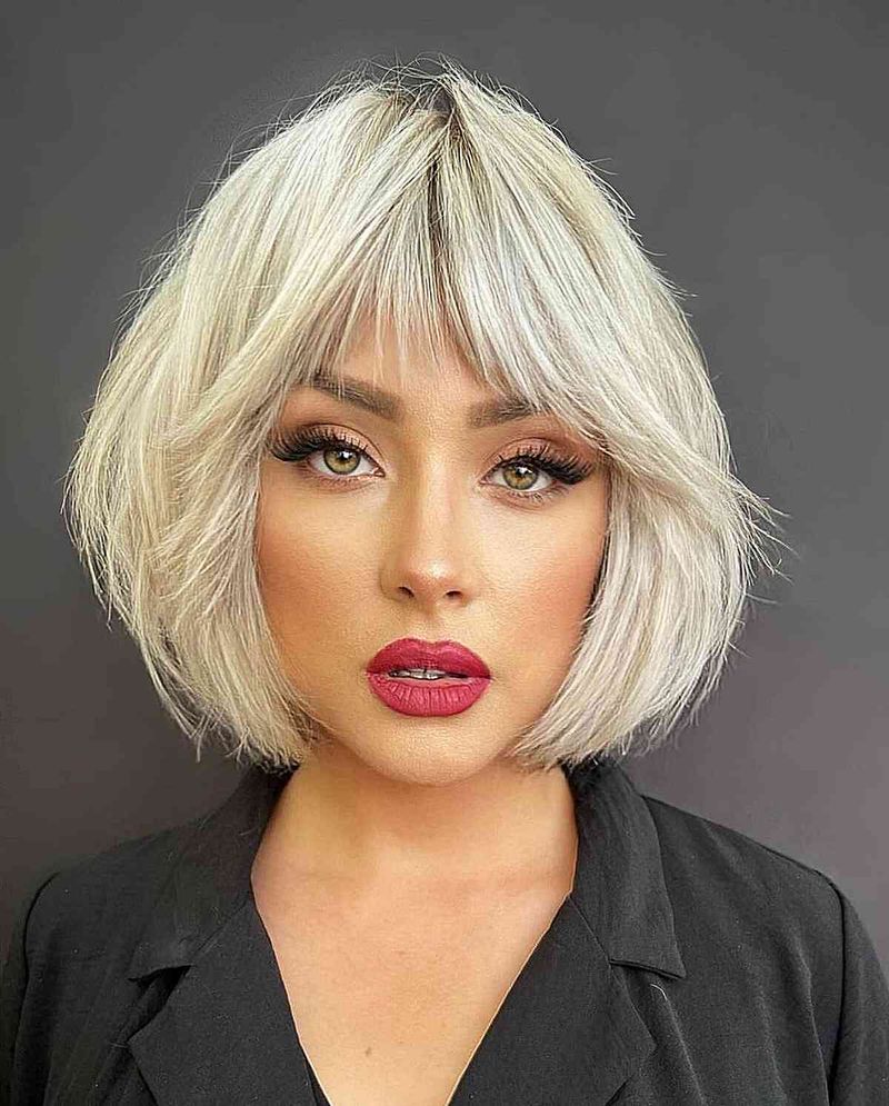 Choppy Bob with Face-Framing Layers
