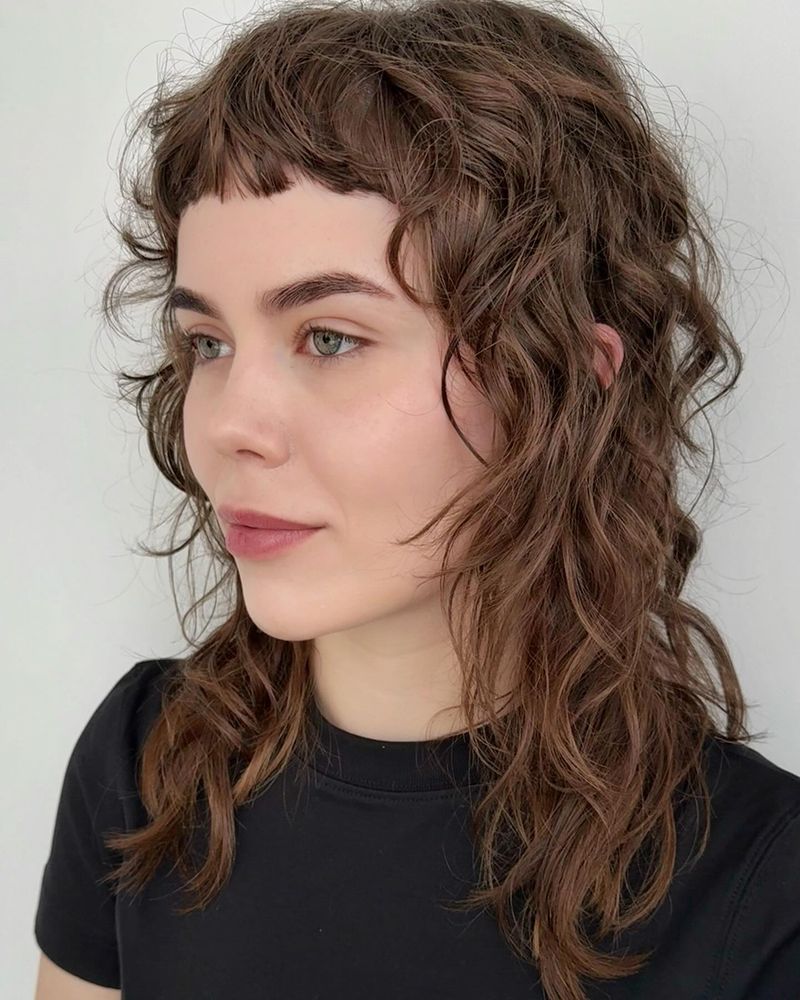 Micro-Bangs Wolf Cut