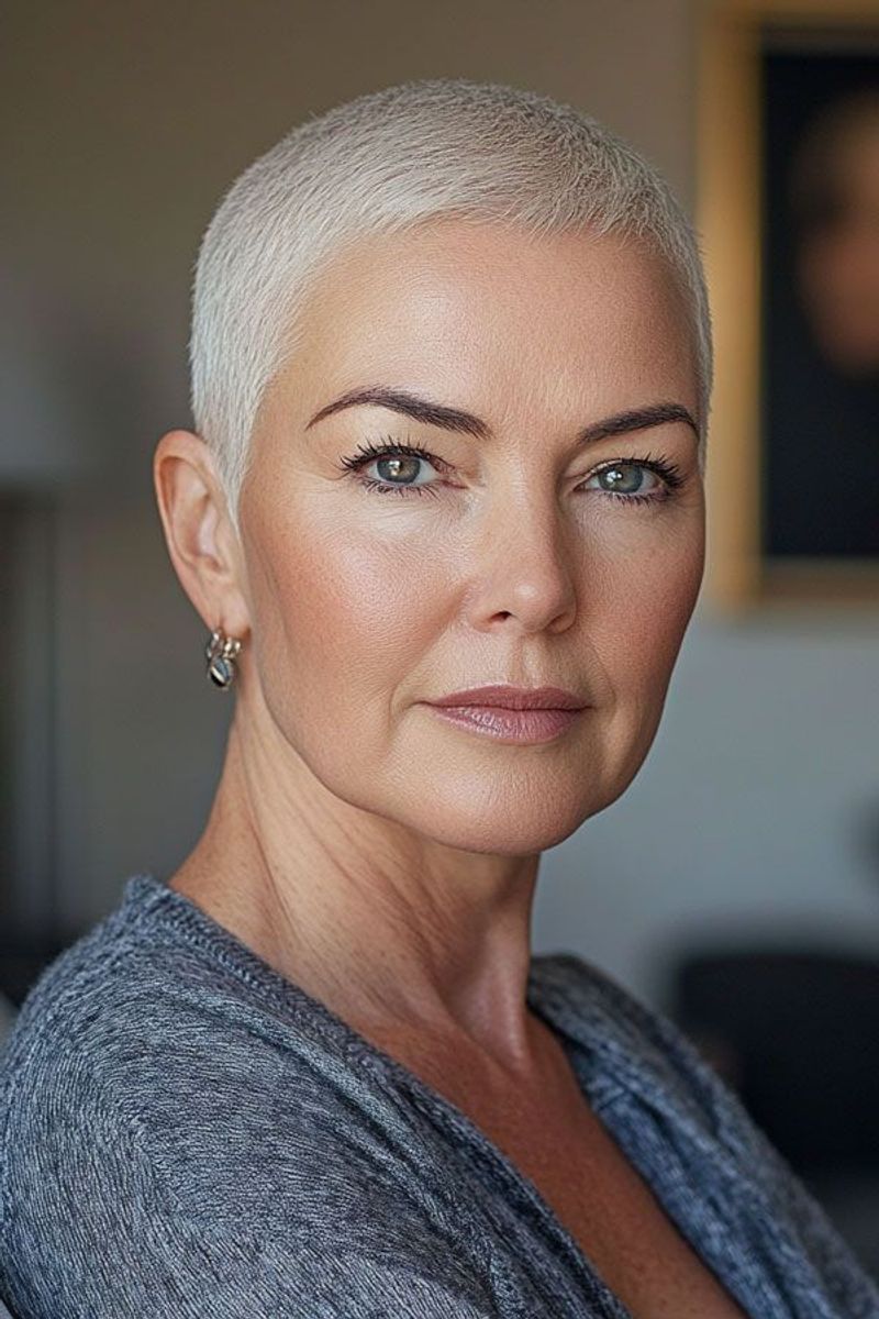 Buzzed Silver Crop