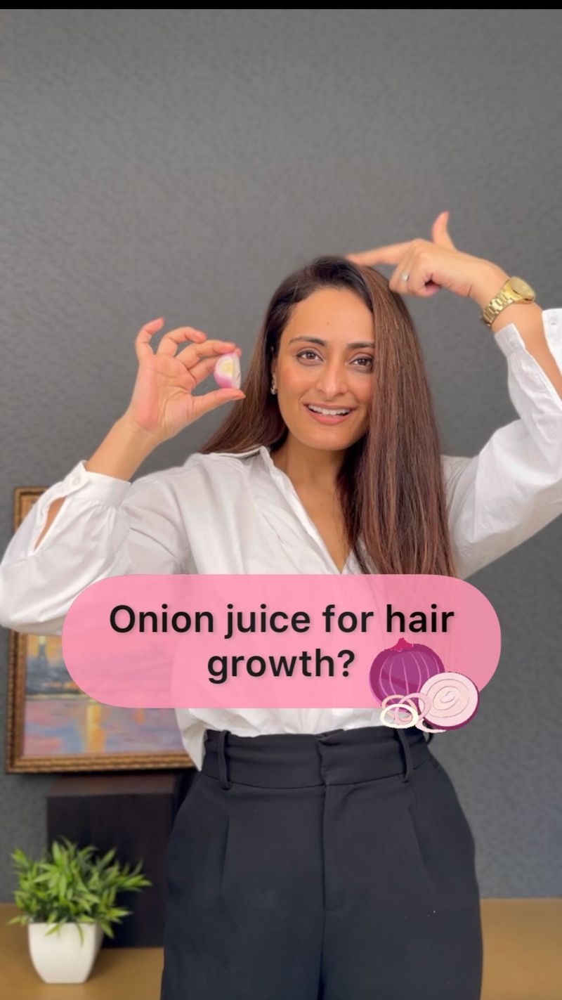 Onion Juice Treatment