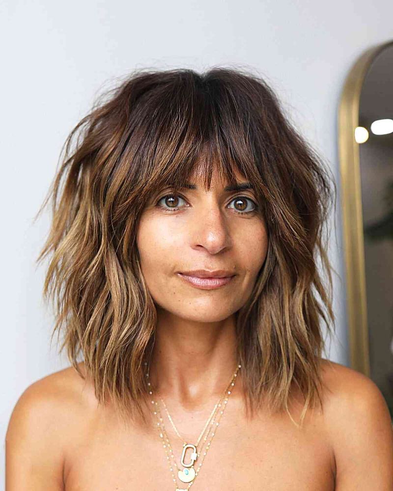 Shaggy Layers with Bangs