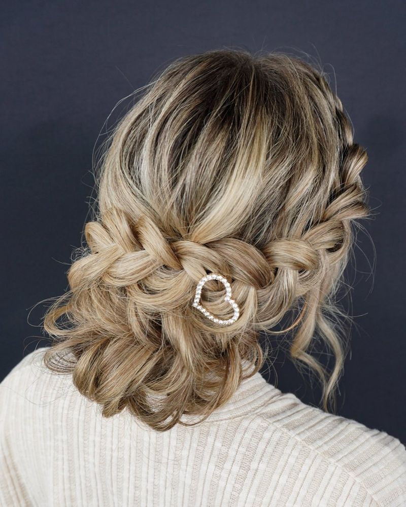 Braided Headband Updo
