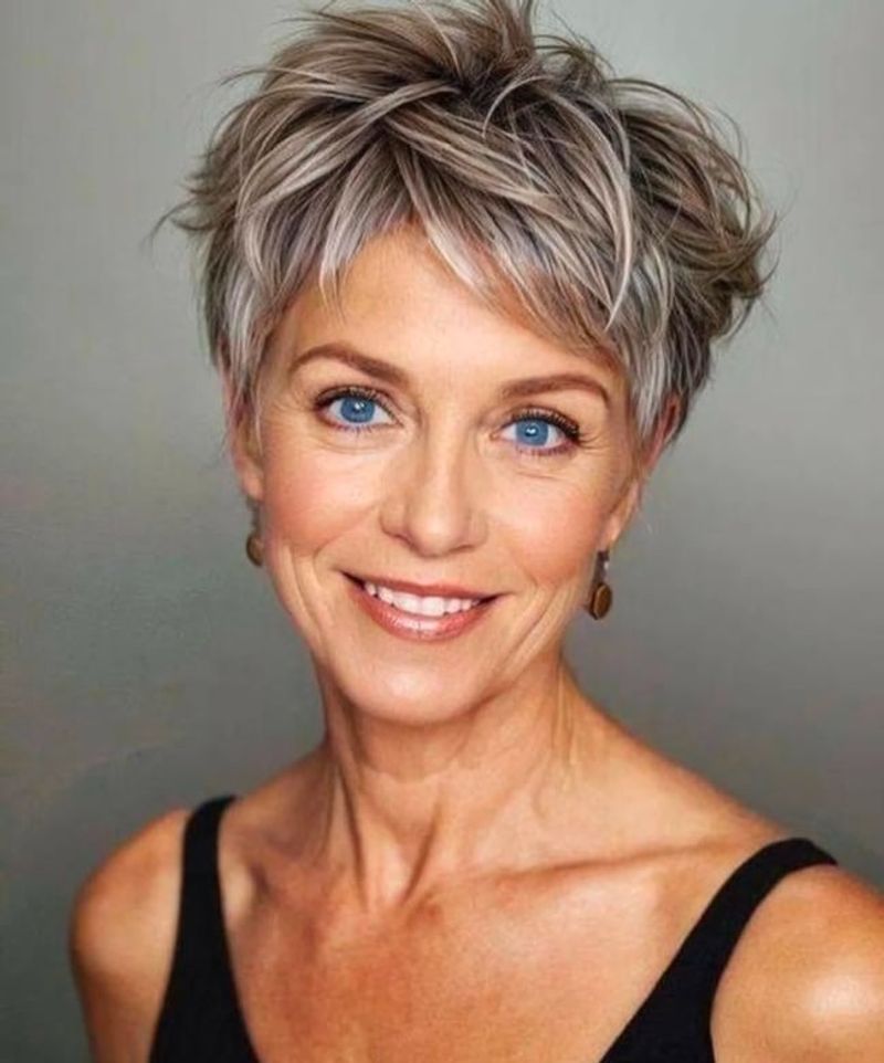 Soft Pixie With Length On Top