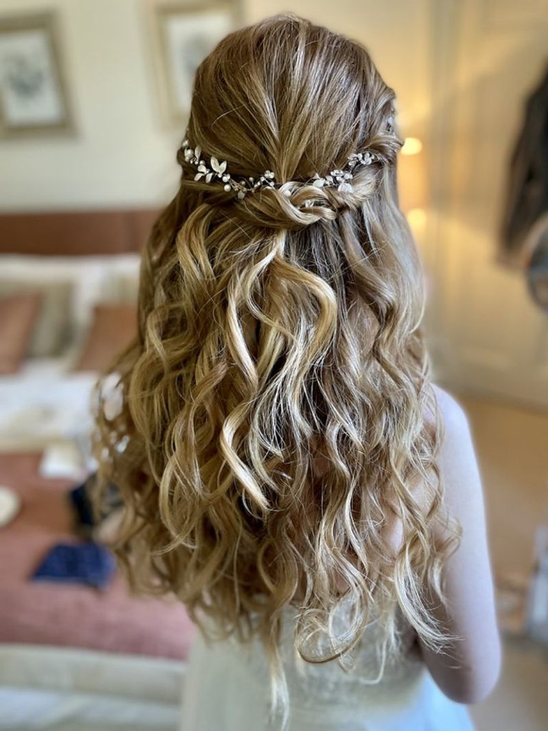 Half-Up Braided Crown