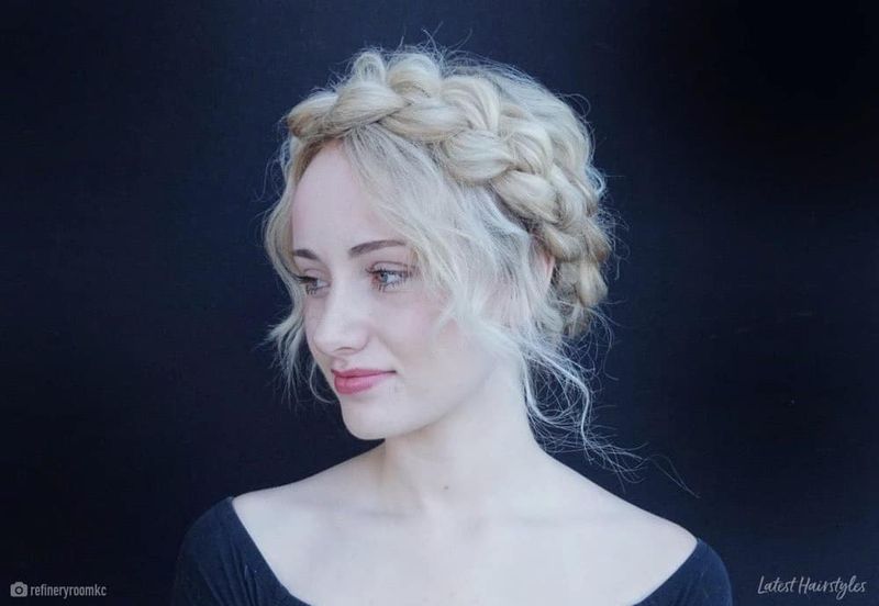 Braided Halo Crown