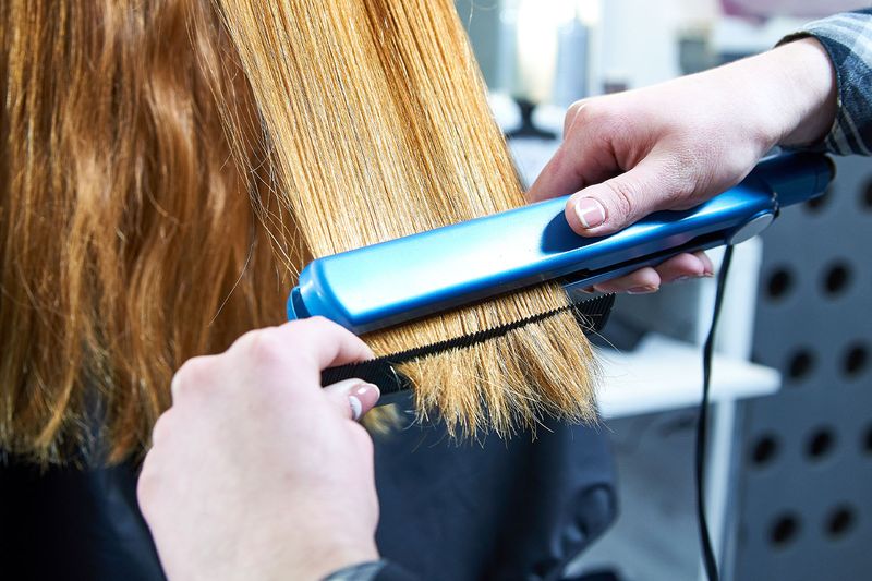 Stick-Straight Ironed Hair