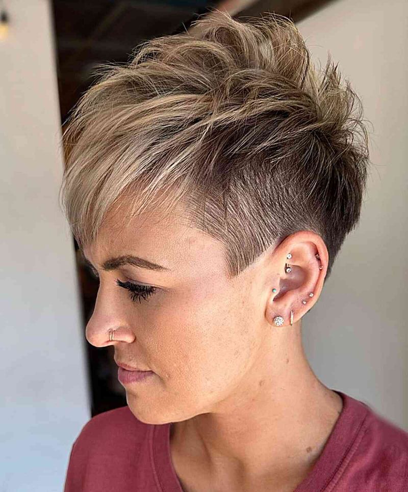 Textured Pixie Cut