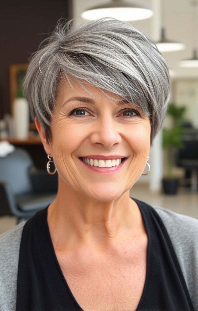 The Side-Swept Pixie
