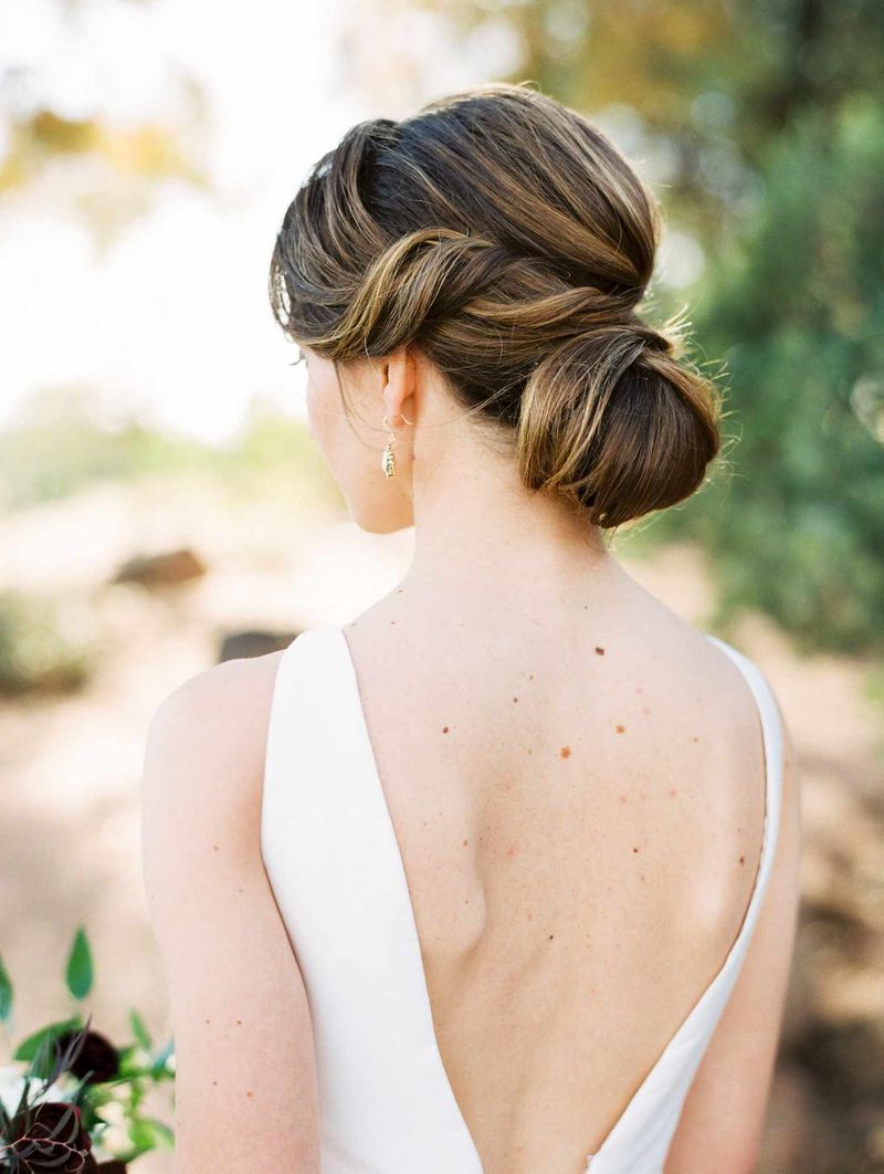 Twisted Low Chignon