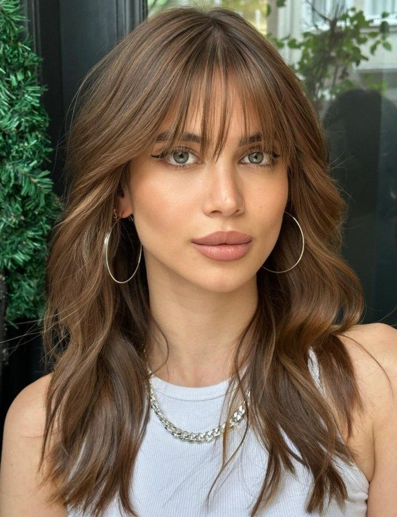 Wispy Bangs with Layers