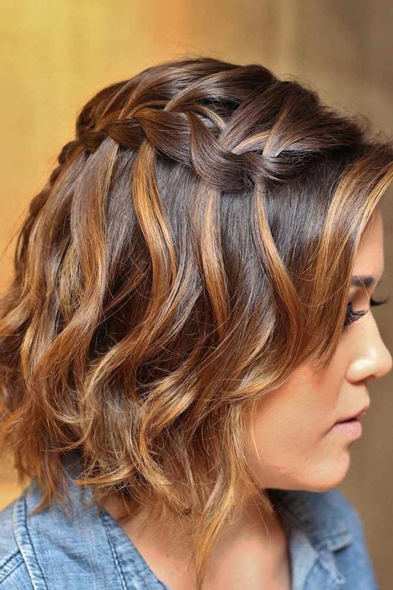 Waterfall Braid Bob