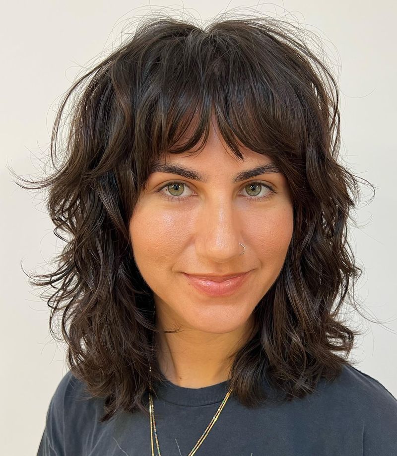 Wavy Shag with Fringe