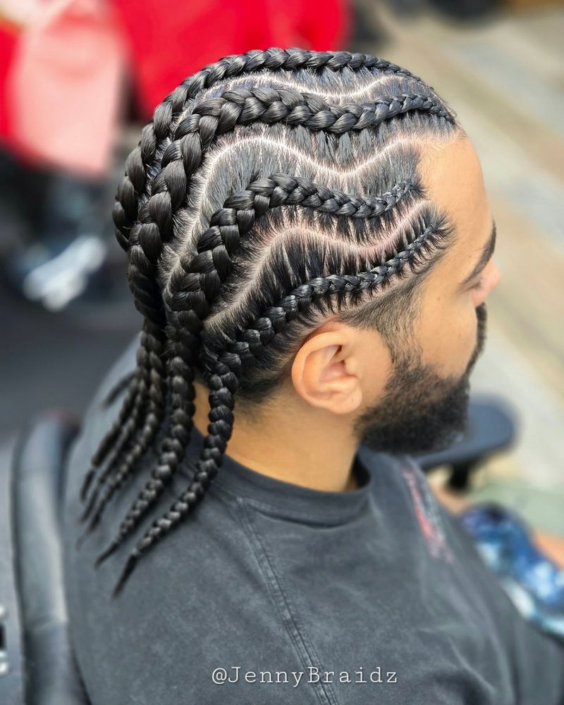 Zigzag Parted Fishbone