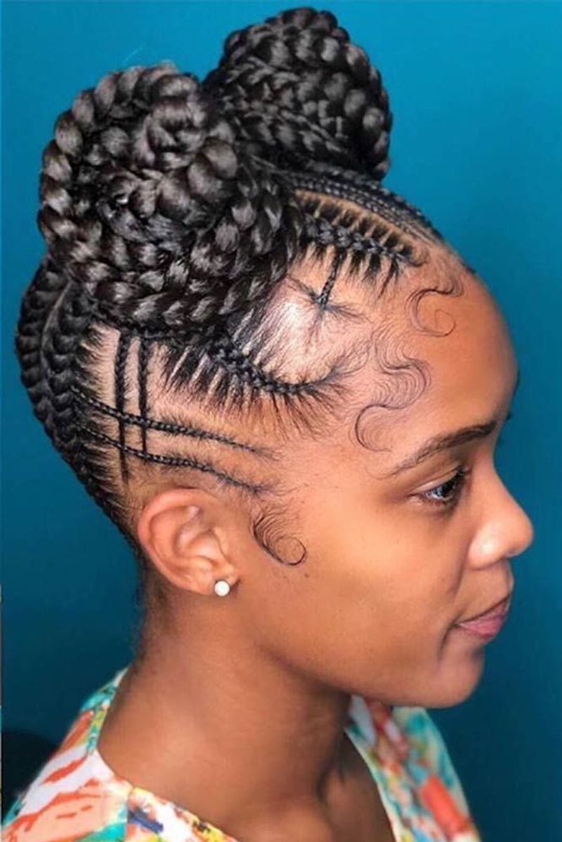 Space Bun Bantu Knots