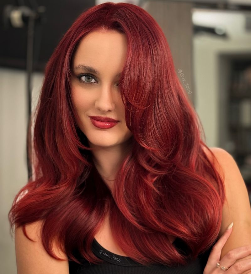 Fiery Red Makeover