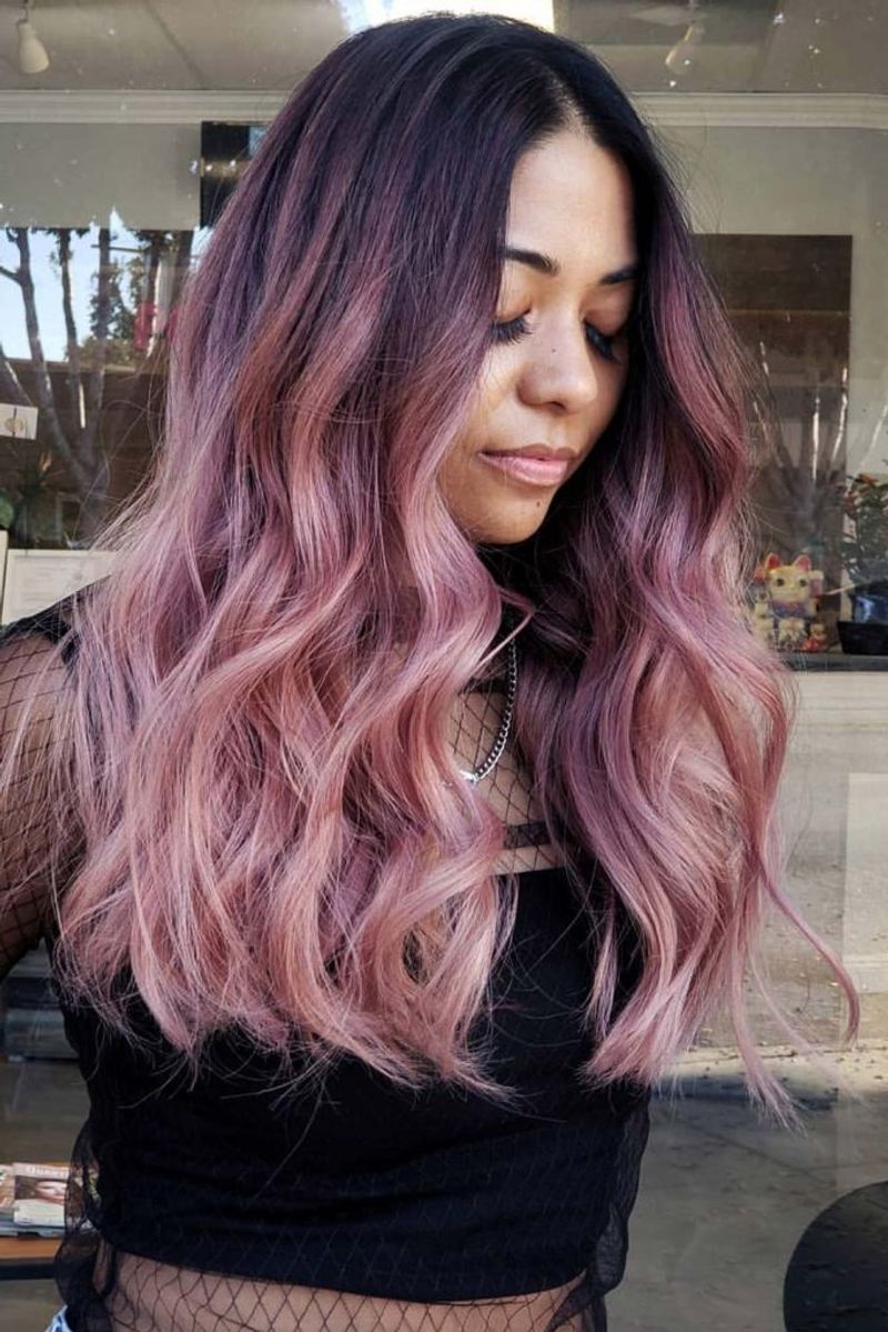 Rose Gold Balayage