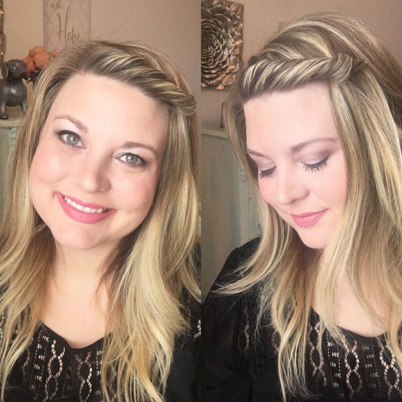 Pinned Twist Bangs