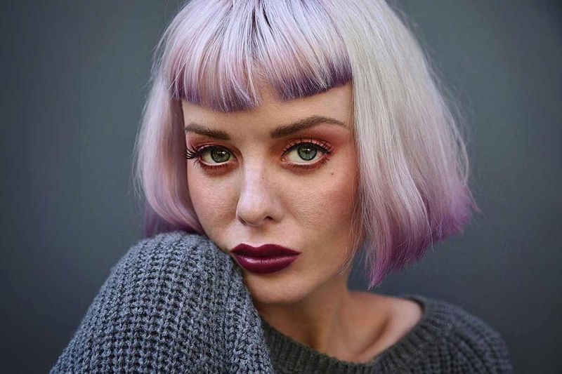 Blunt Bob with Bangs