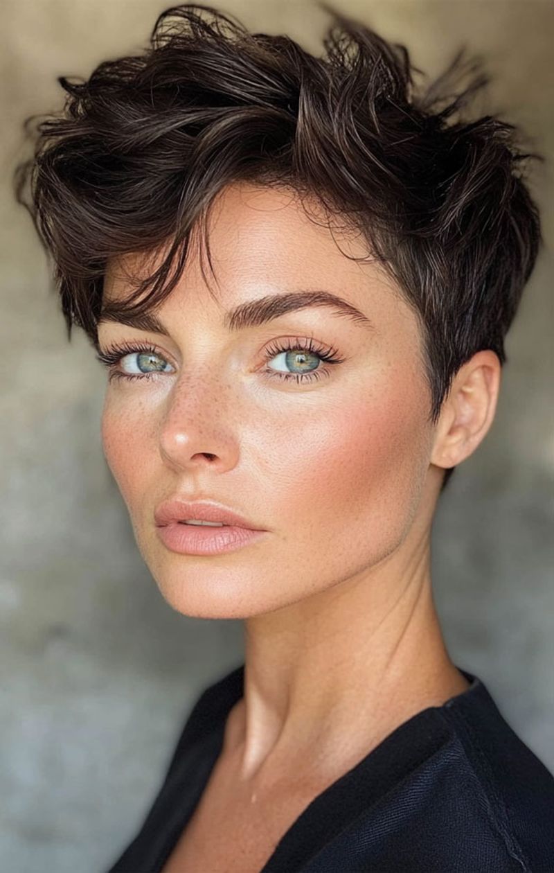 Pixie with Textured Crown