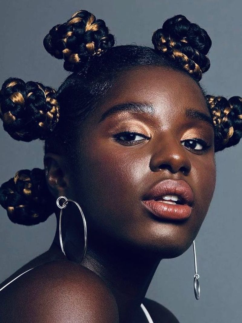 Classic Full Head Bantu Knots