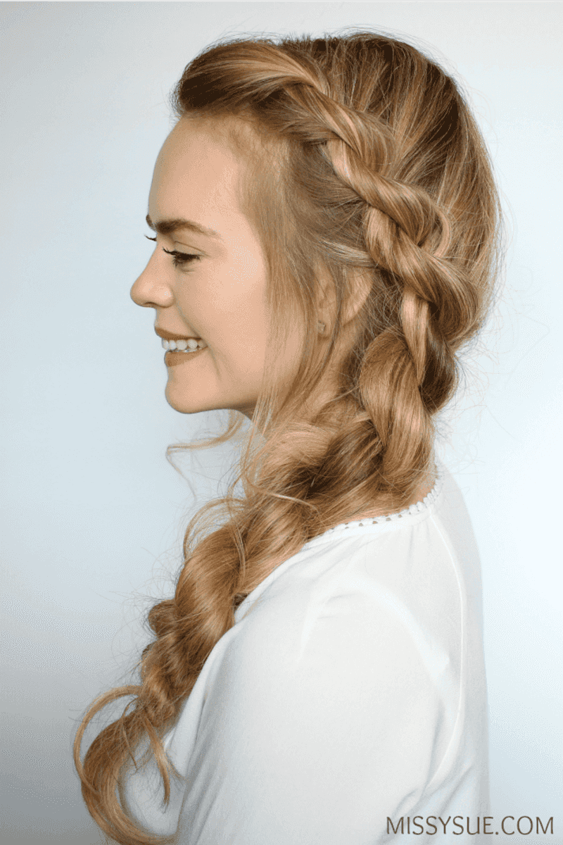 Twisted Side Braid