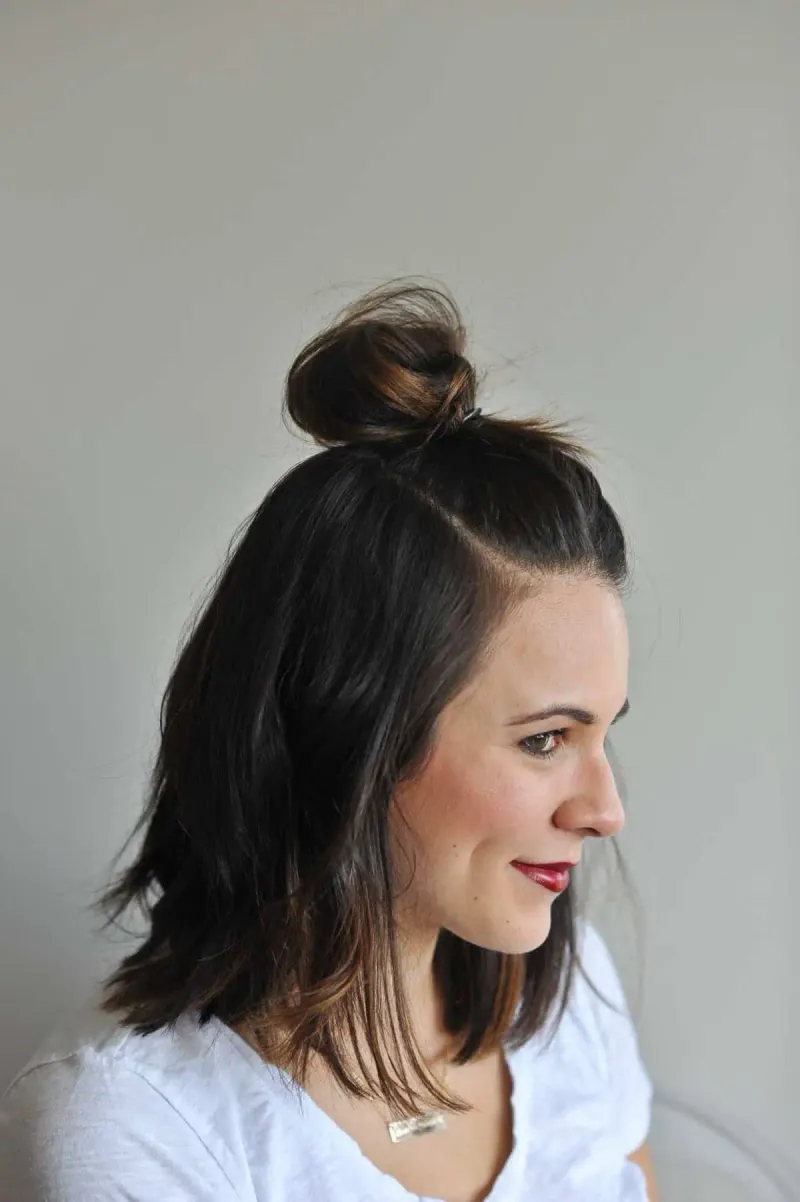 Half-Up Top Knot