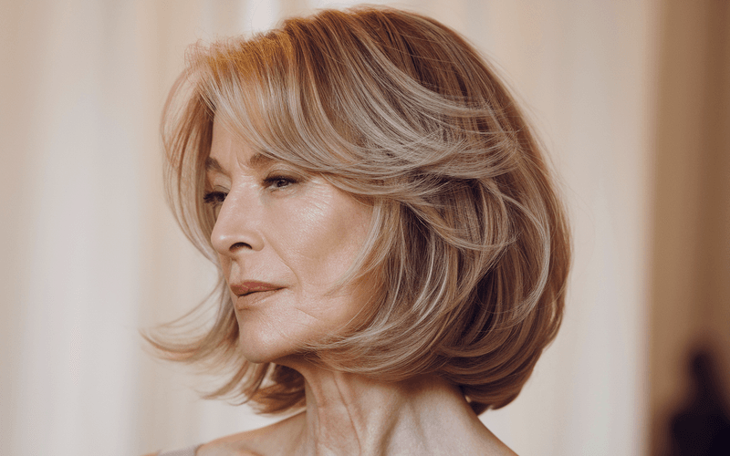 Textured Chin-Length Bob