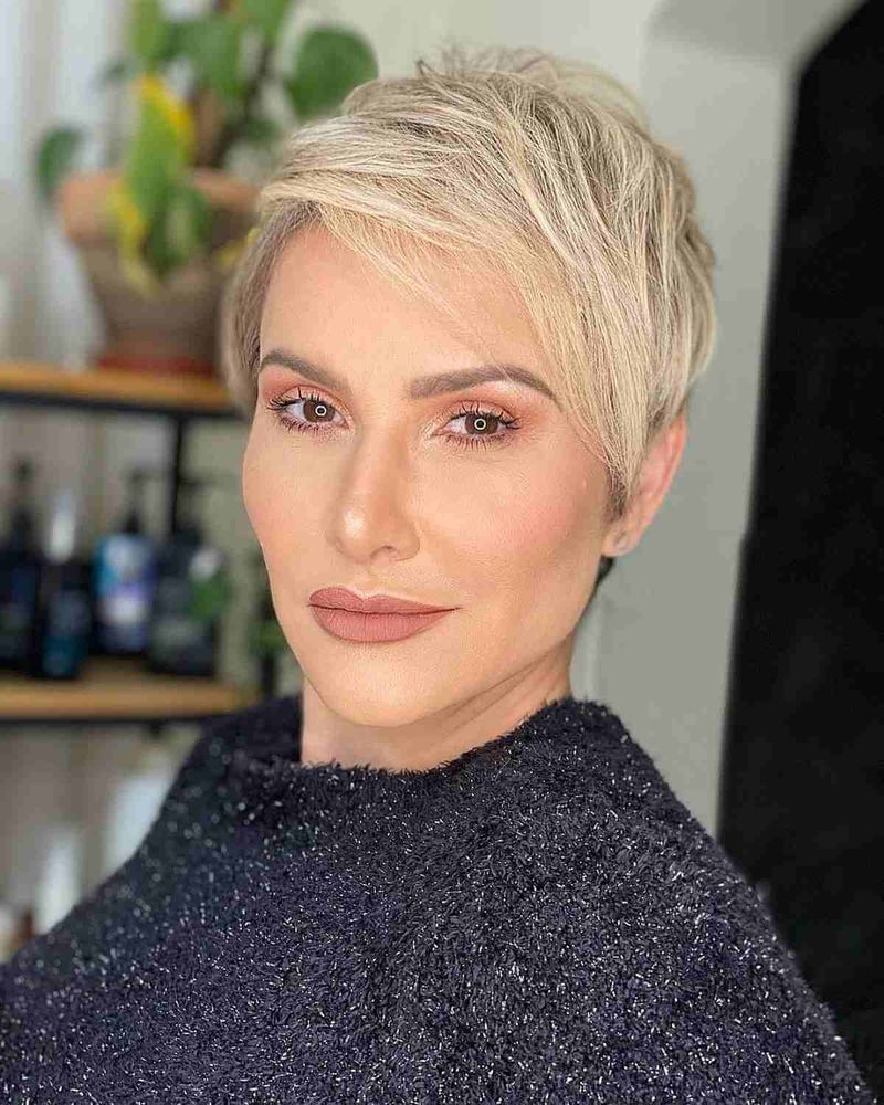 Volumizing Pixie with Longer Crown