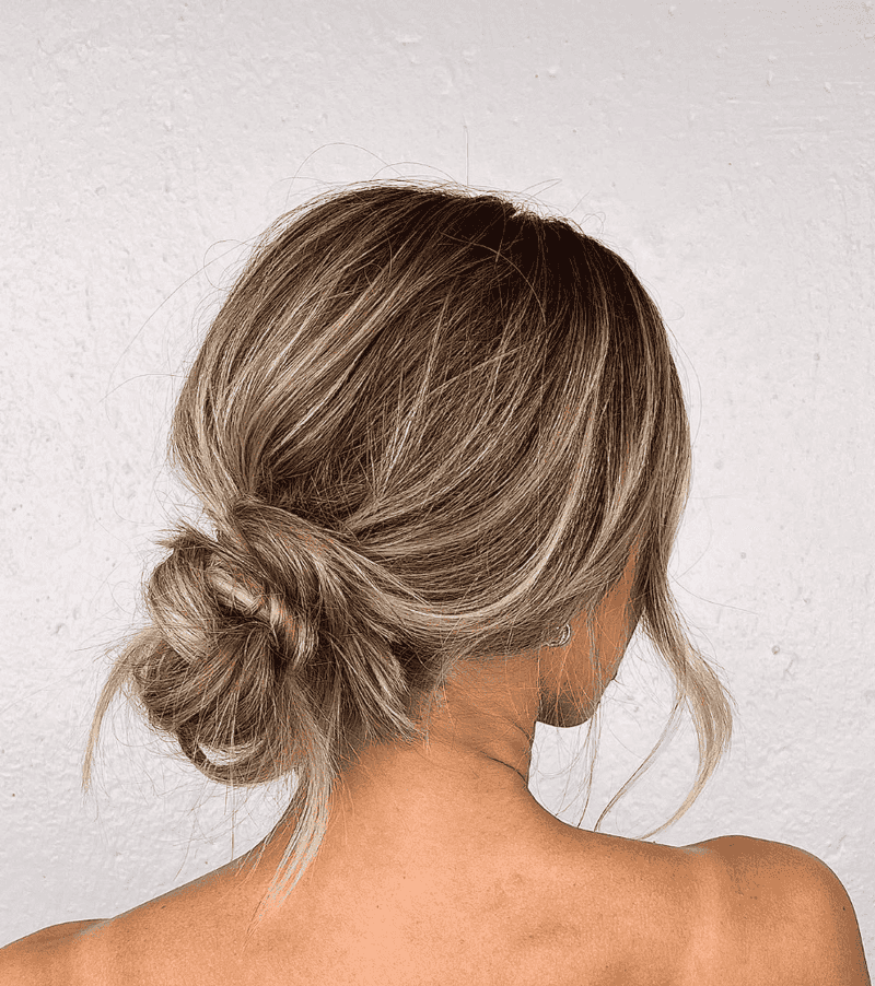 Low Messy Chignon