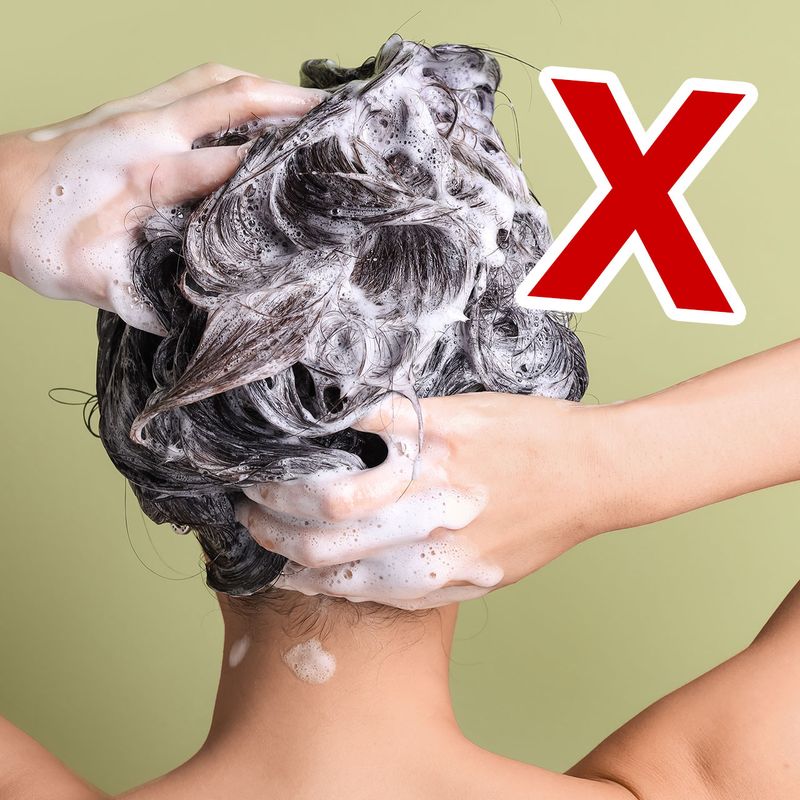 Using Harsh Shampoos