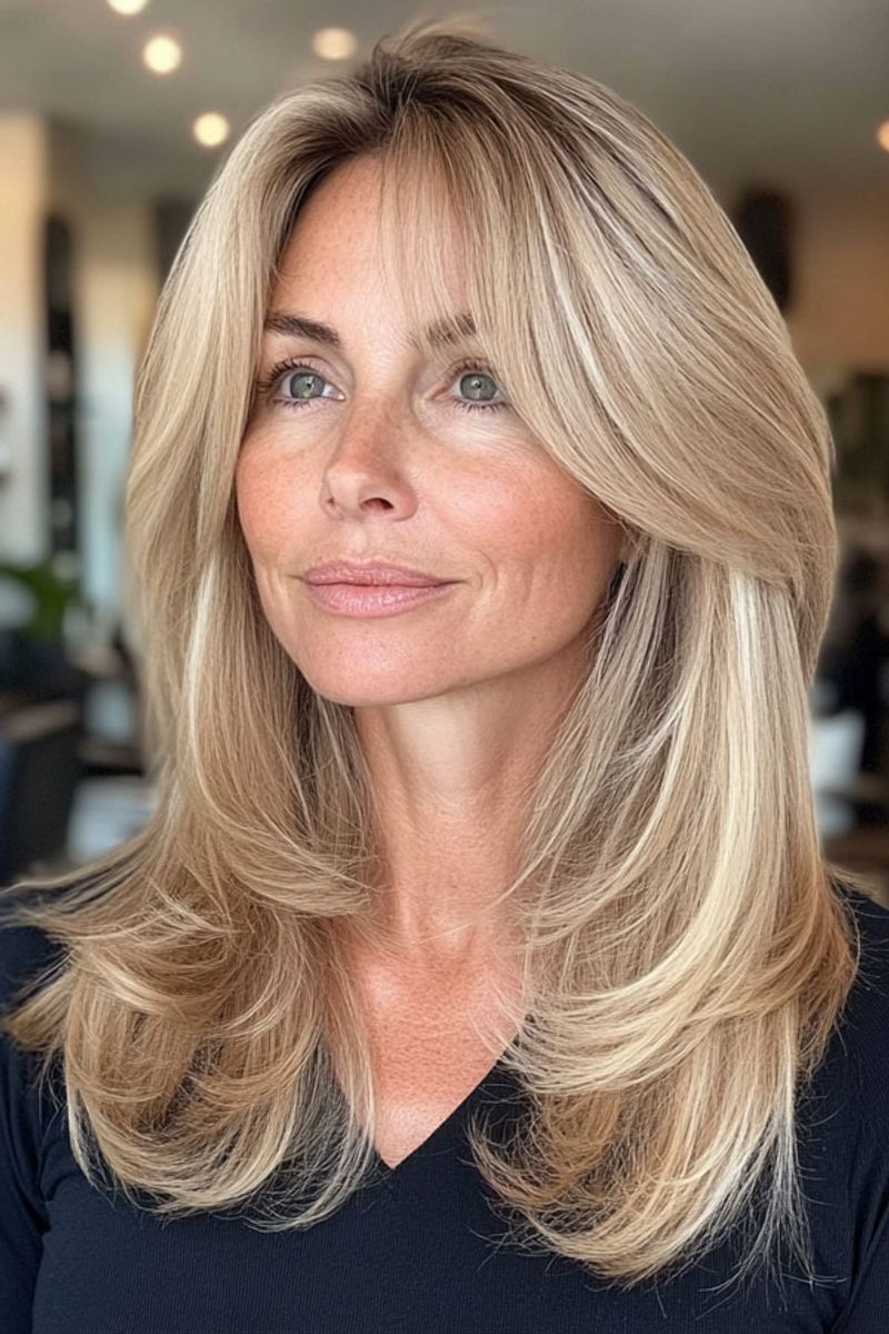 Layered Shoulder-Length Cut