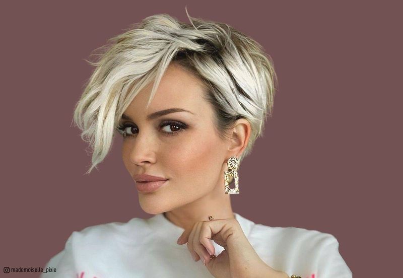 Textured Asymmetrical Pixie Bob