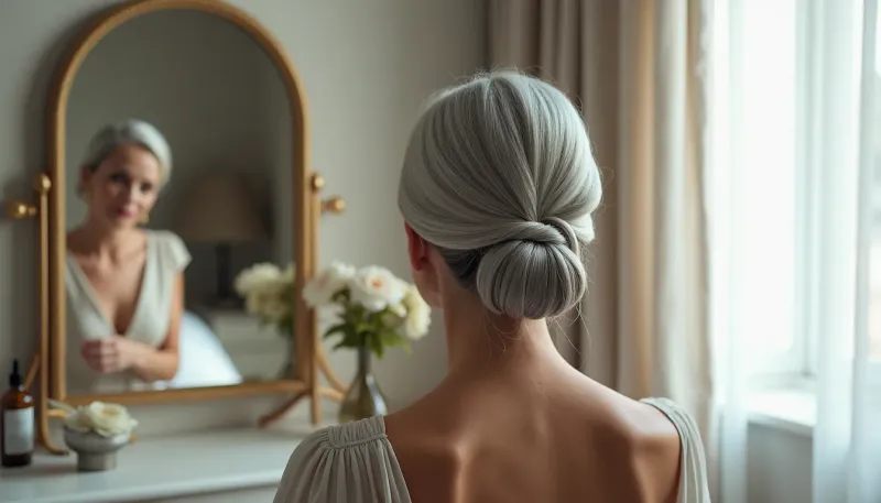 Sleek Low Chignon